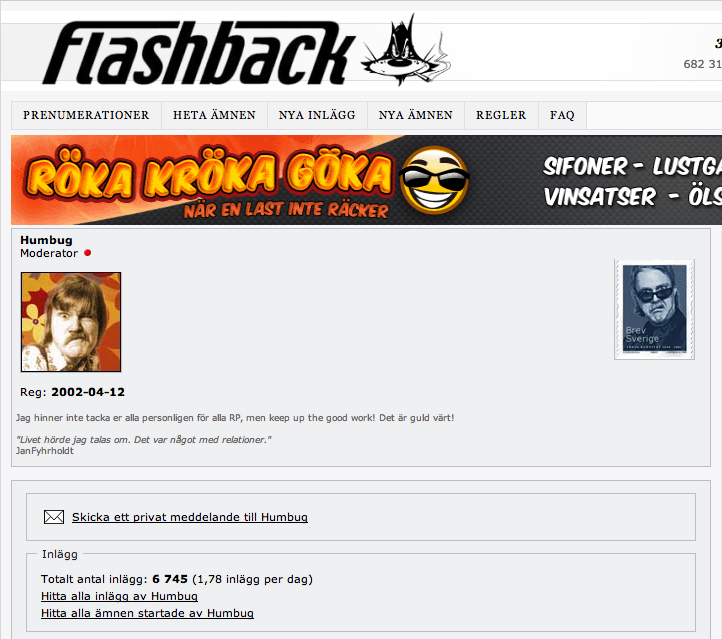 Flashback, humbug, flashback talks